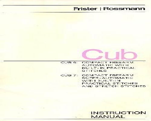 Frister Rossmann Manual Cub 4