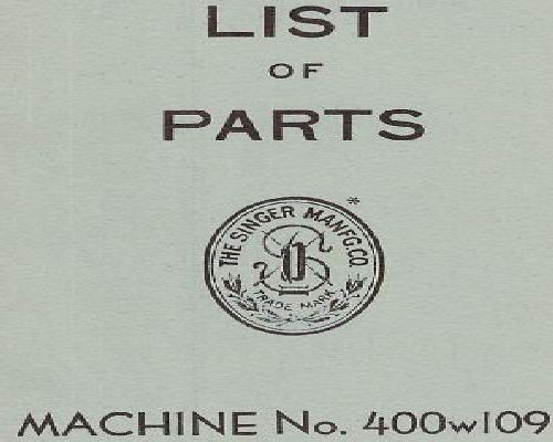 sewing machine manual