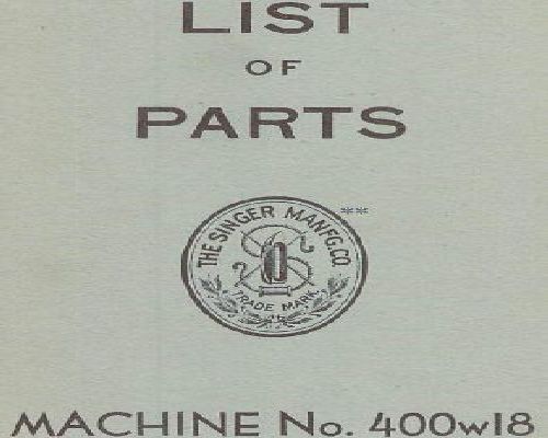 sewing machine manual