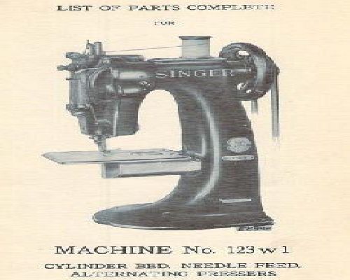 Singer Industrial Sewing Machine Parts Books List 5